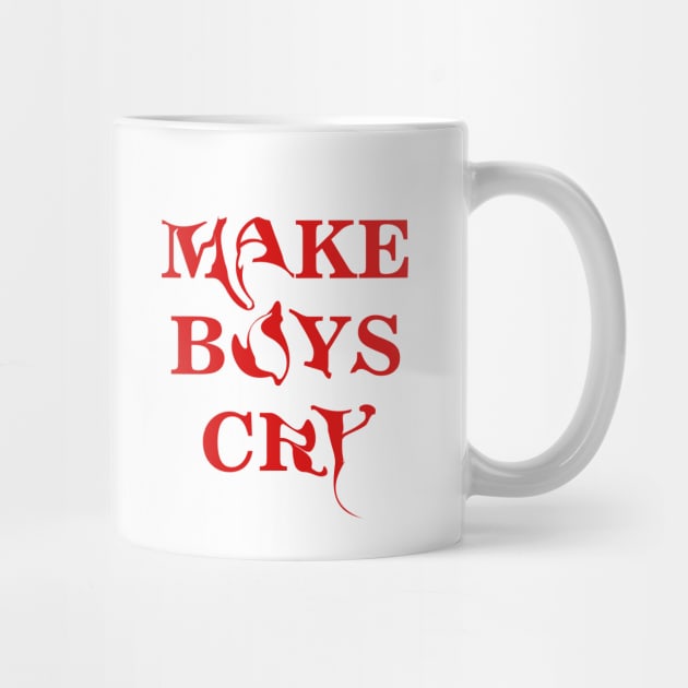 Red text make boys cry by Nyrrra
